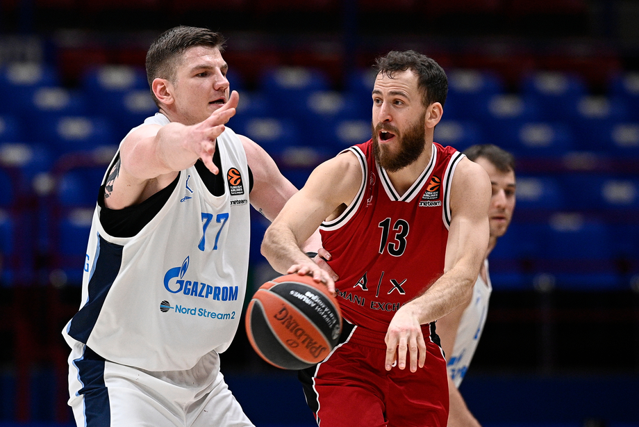 Eurolega: A|X Armani Exchange Milano al sesto successo consecutivo, battuto lo Zenit