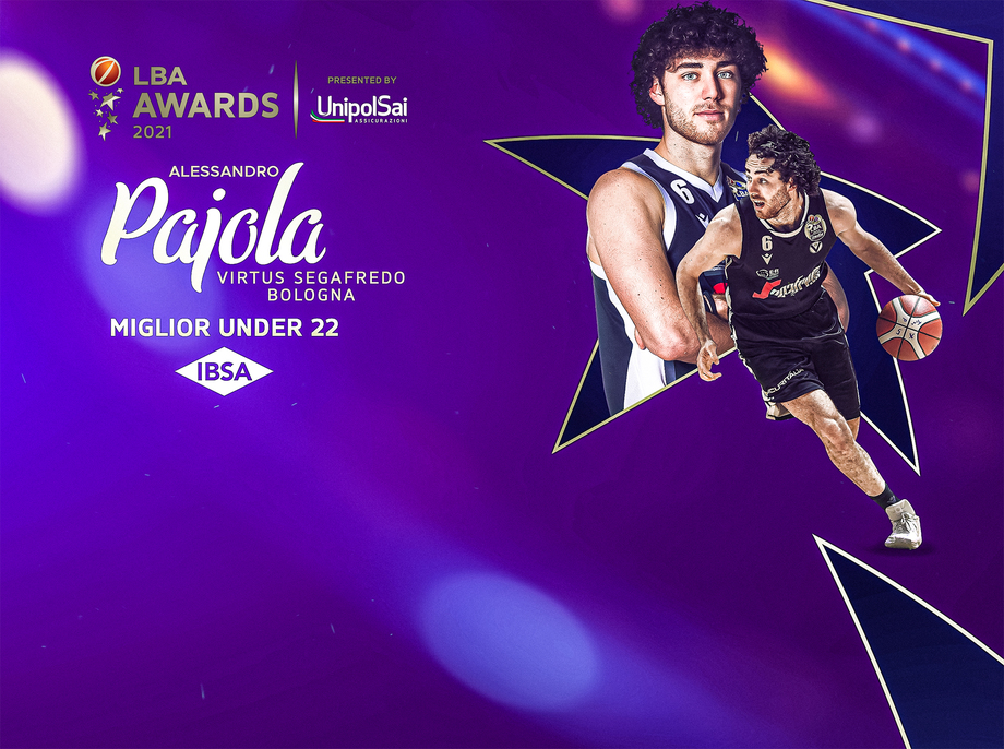 LBA Awards, Alessandro Pajola premiato come miglior Under 22 IBSA della stagione regolare